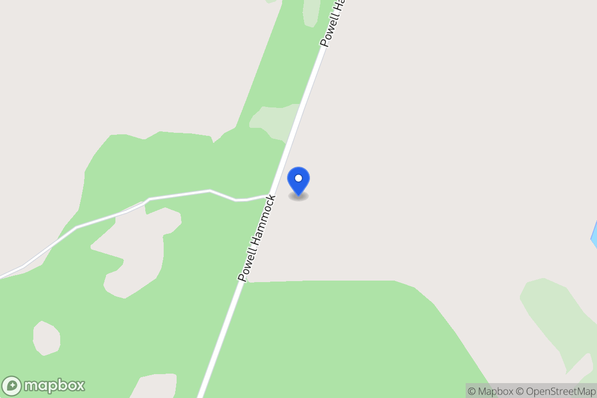 Map of 3649 Powell Hammock Rd, Perry