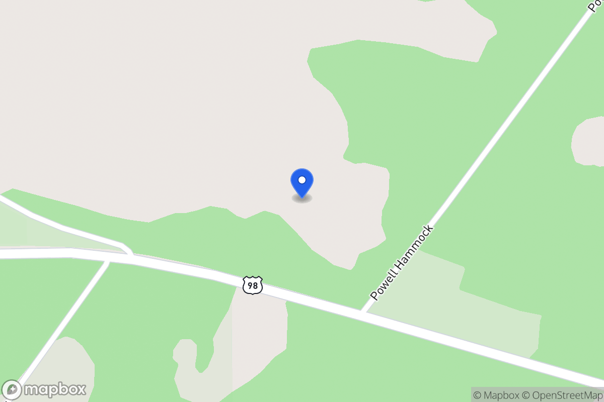 Map of 2019 Powell Hammock Rd, Perry