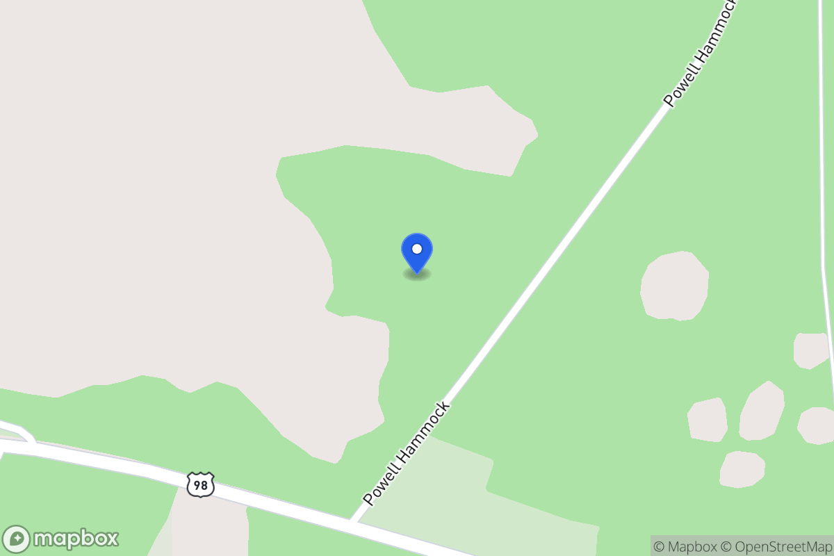 Map of 2189 Powell Hammock Rd, Perry