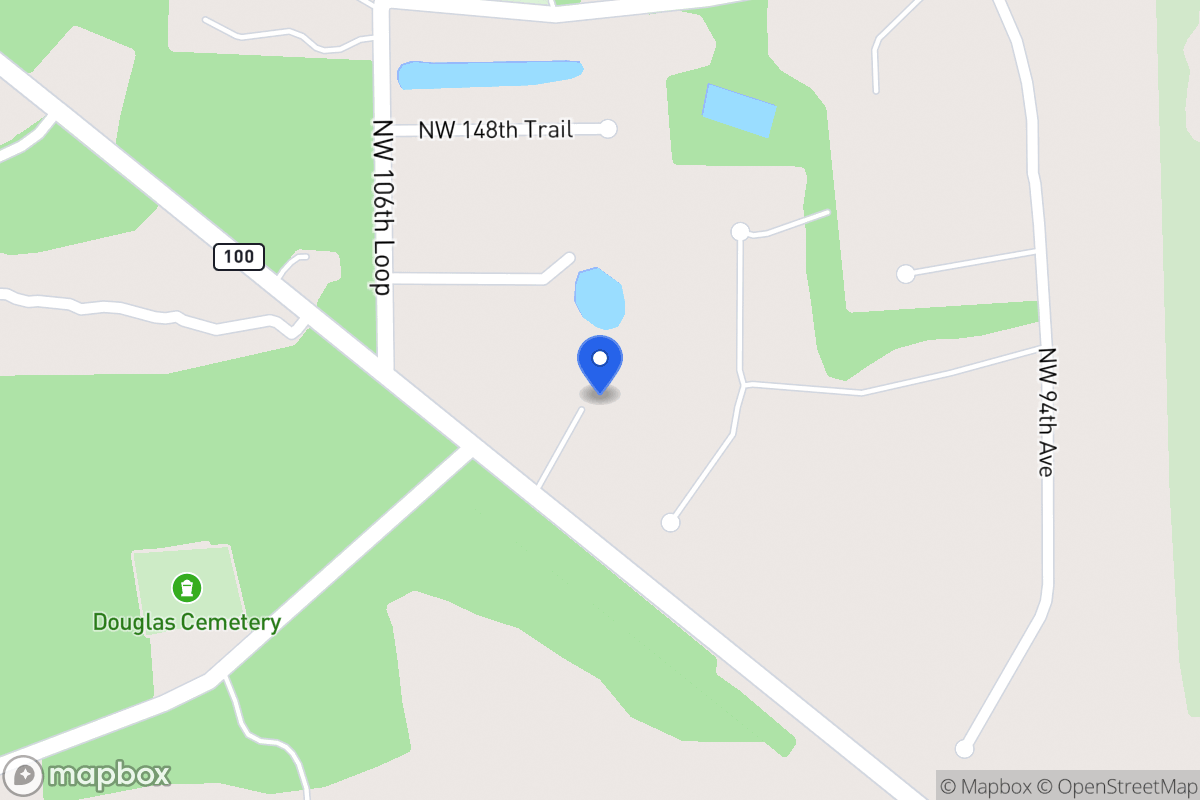 Map of 14706 Nw 93rd Court, Lake Butler