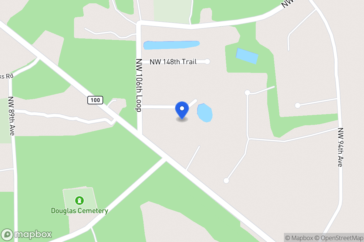 Map of 9274 Nw 147th Way, Lake Butler