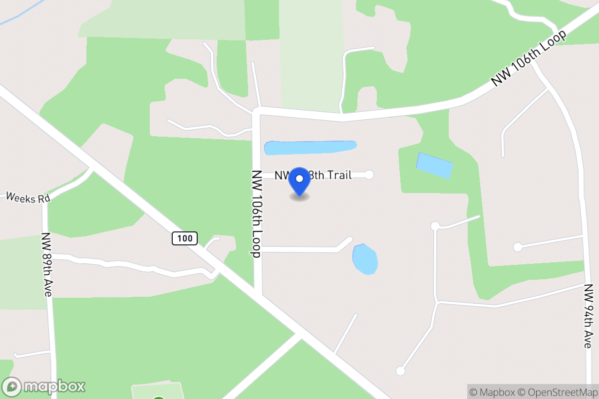 Map of 9266 Nw 148th Trail, Lake Butler