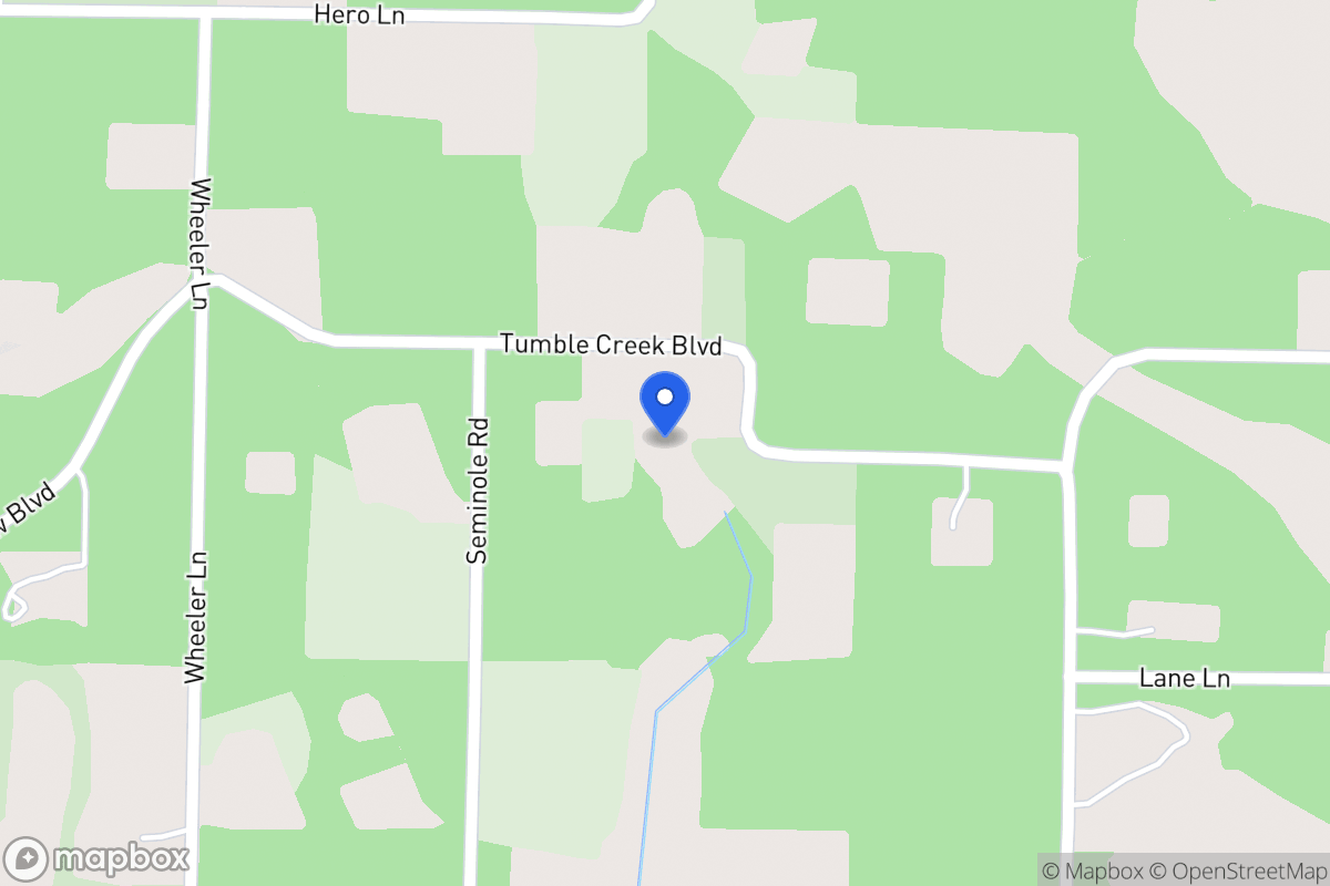 Map of 3076 Tumble Creek Blvd, Chipley