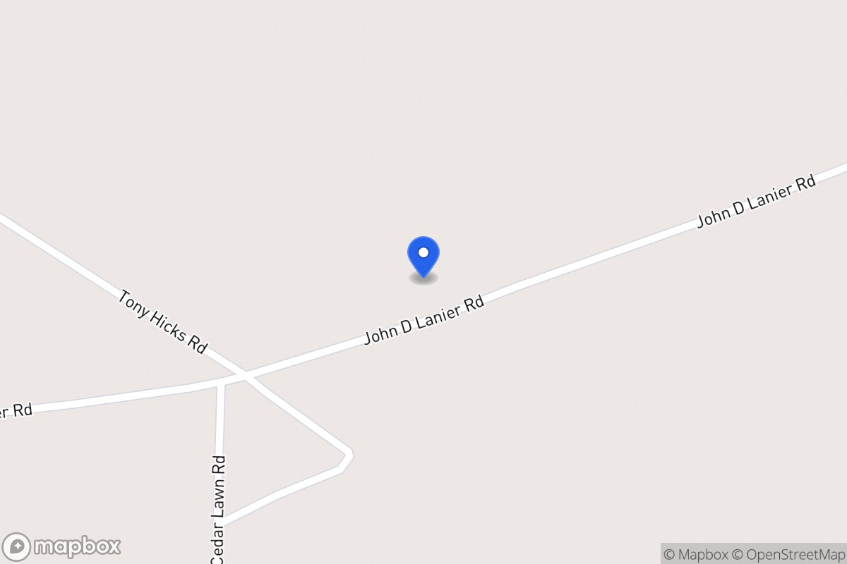 Map of 1207 John D Lanier Rd