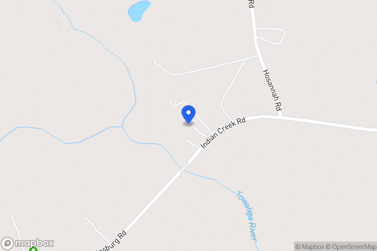 Map of 382   Indian Creek Rd, County
