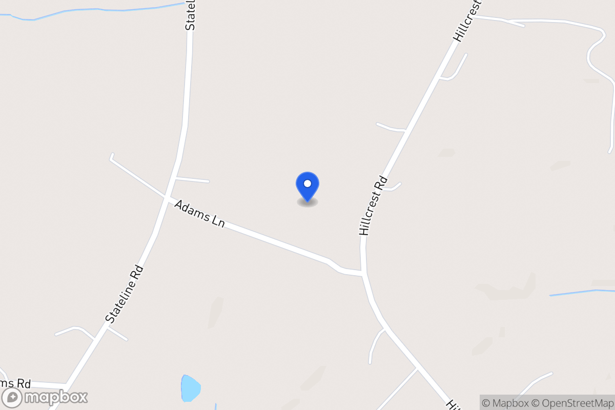 Map of 1350 Hillcrest Rd