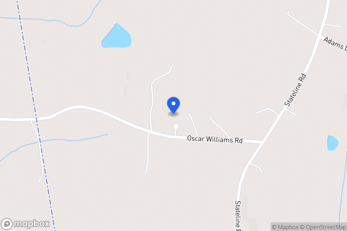 Map of 101 Oscar Williams Rd