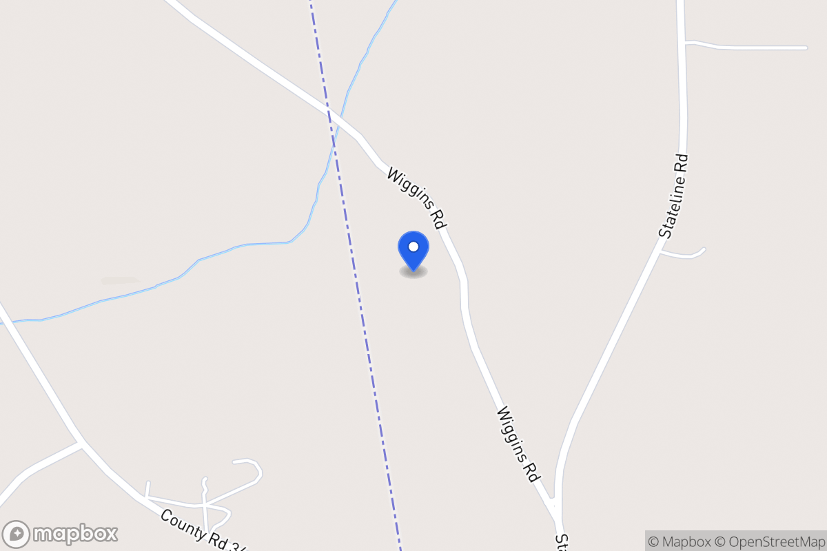 Map of 1986 Wiggins Rd