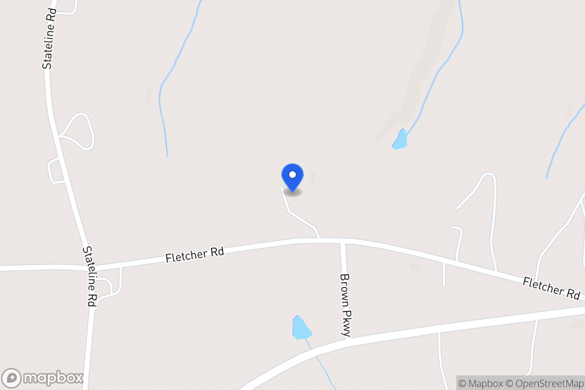 Map of 223 Fletcher Rd