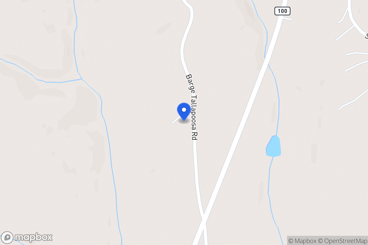 Map of 445 Barge Tallapoosa Rd