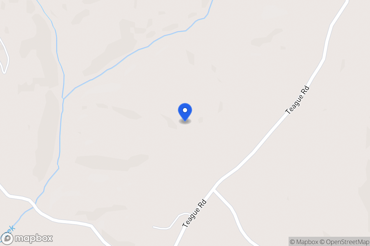 Map of Teague Rd