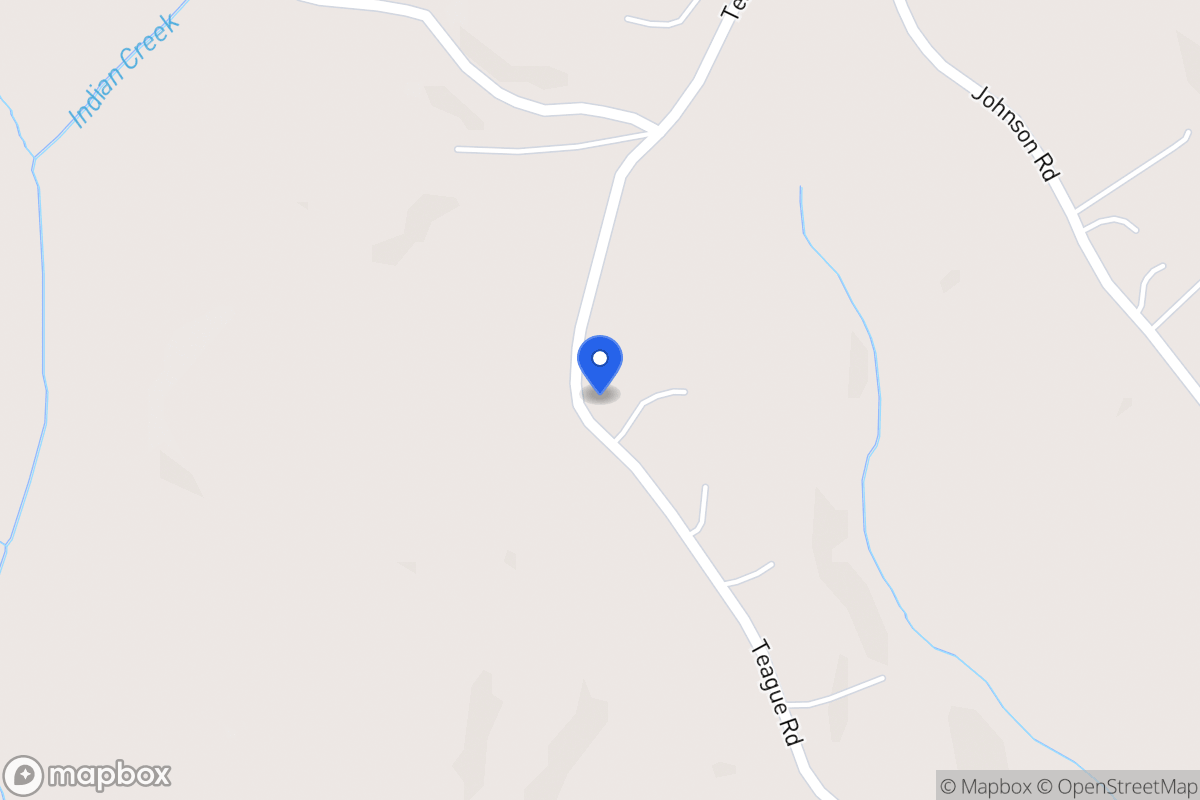 Map of 720 Teague Rd