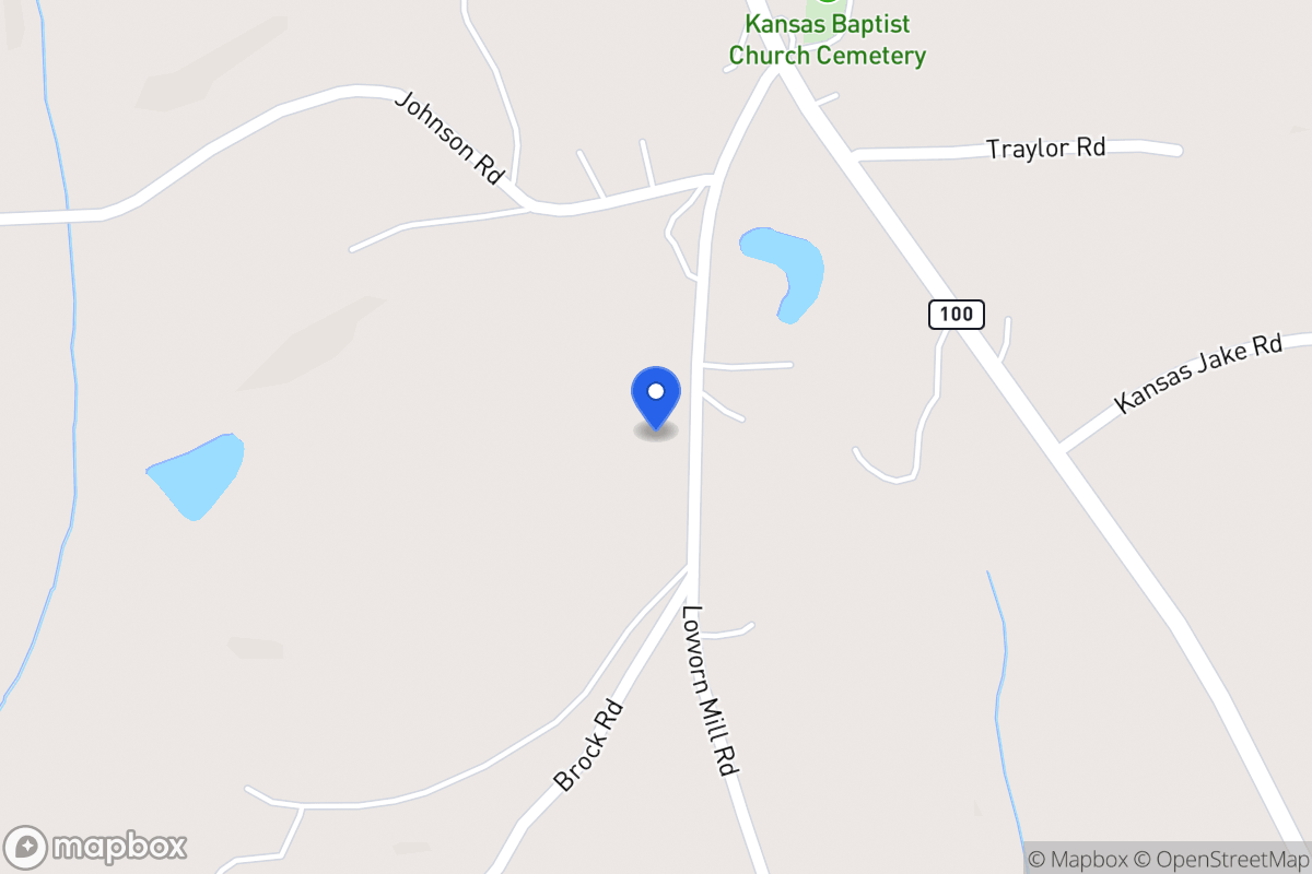 Map of 3264 Lovvorn Mill Rd
