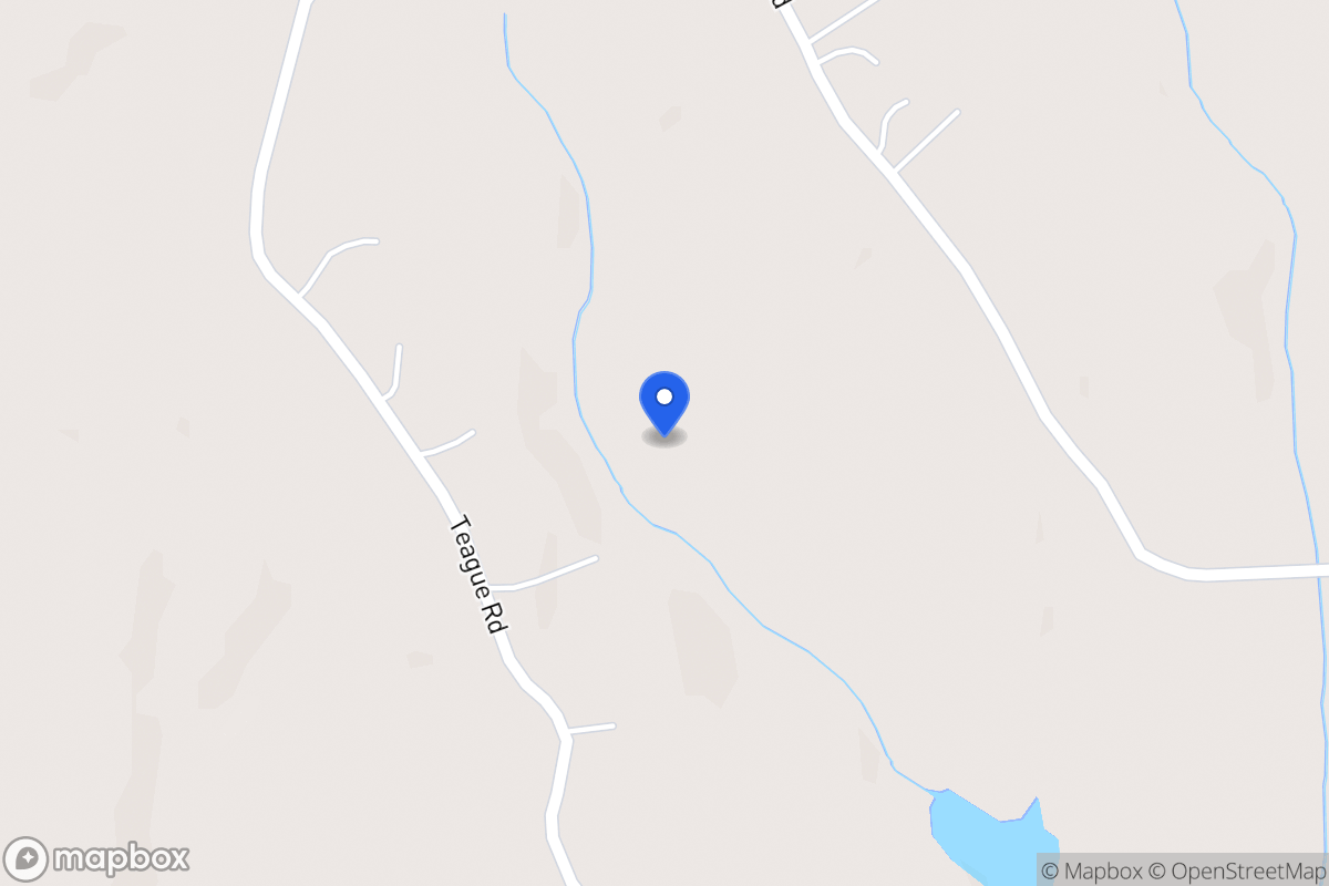 Map of 726 Teague Rd