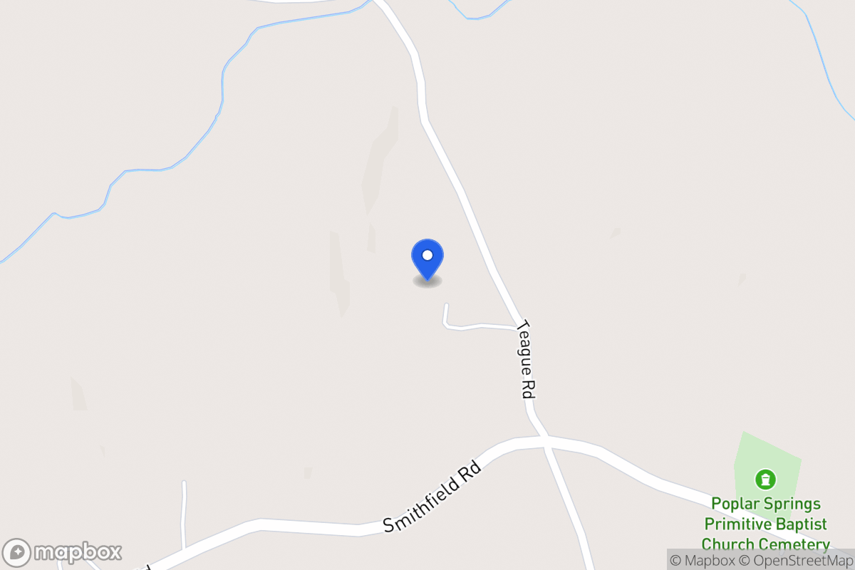 Map of 1573 Teague Rd