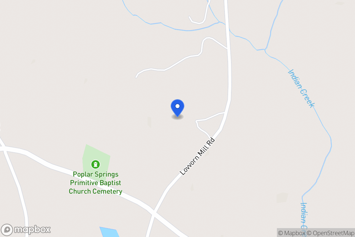 Map of 2650 Lovvorn Mill Rd