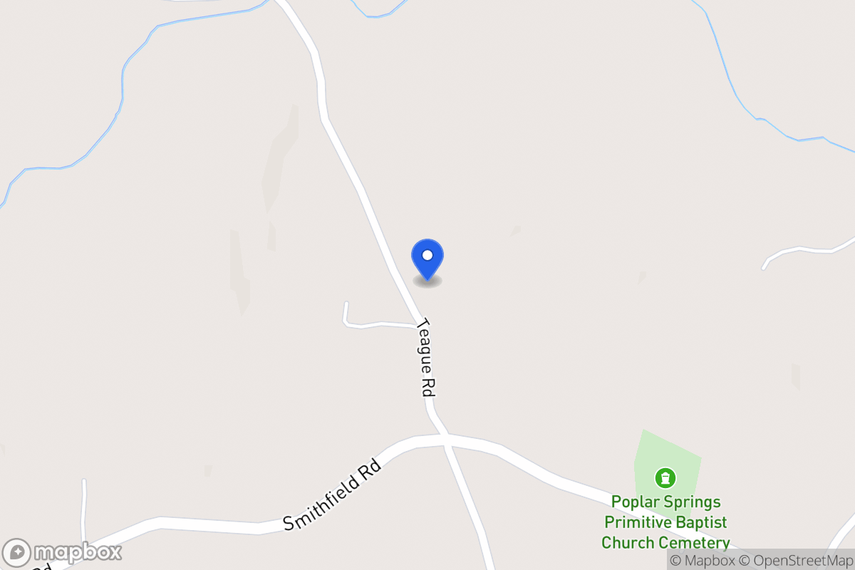 Map of 1550 Teague Rd