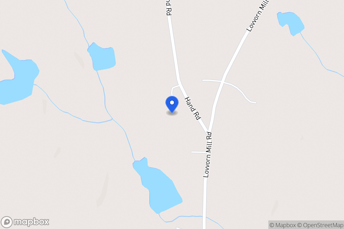 Map of Hand Rd