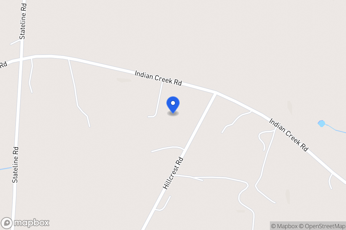 Map of 1600 Hillcrest Rd