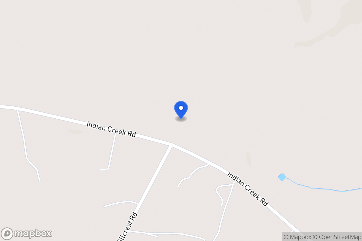 Map of 1655 Indian Creek Rd