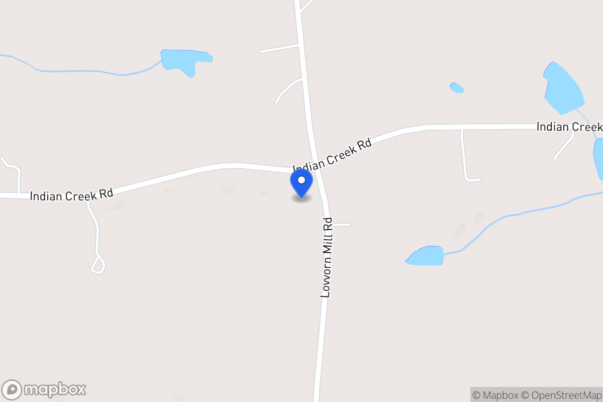 Map of 1624 Lovvorn Mill Rd