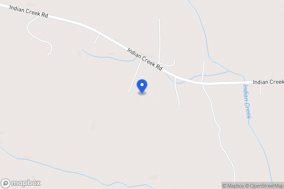 Map of 1162 Indian Creek Rd