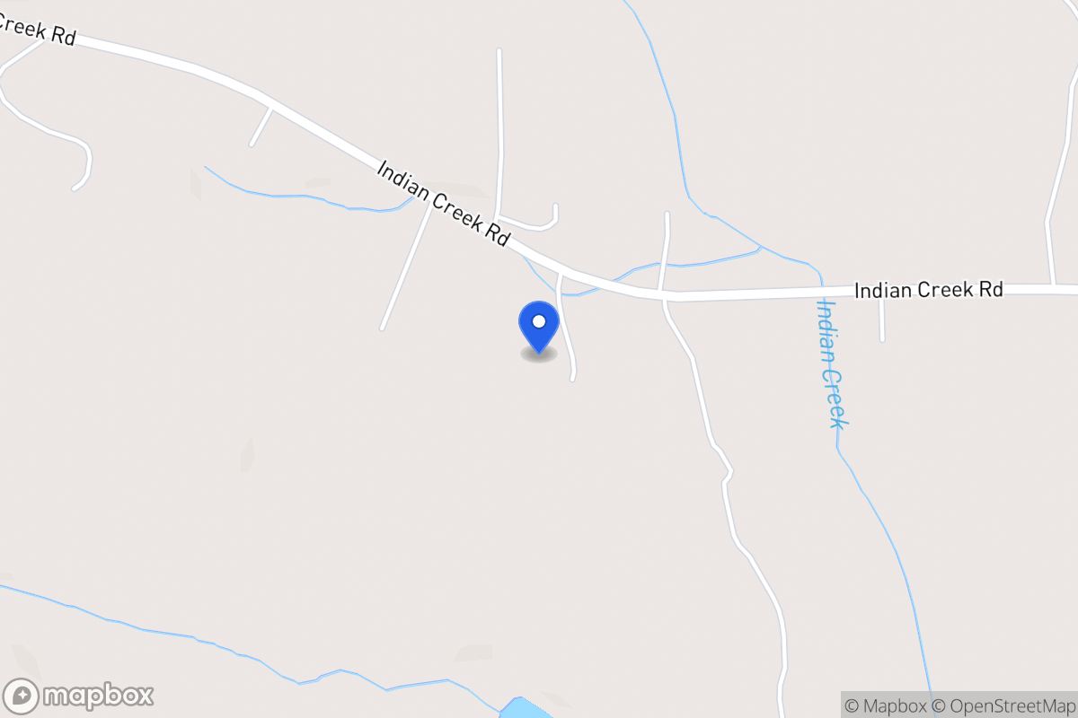 Map of 1116 Indian Creek Rd