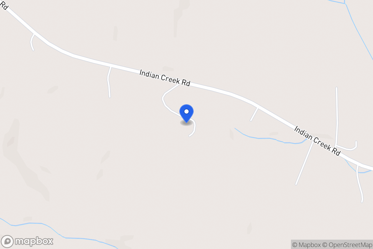 Map of 1300 Indian Creek Rd