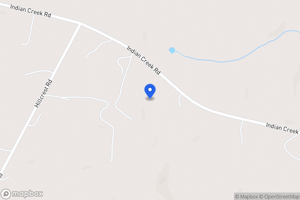 Map of 1546 Indian Creek Rd