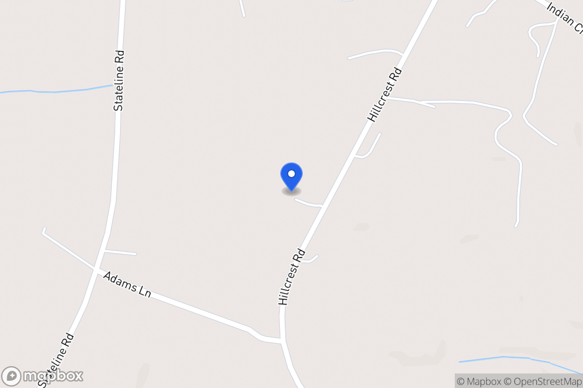 Map of 1420 Hillcrest Rd