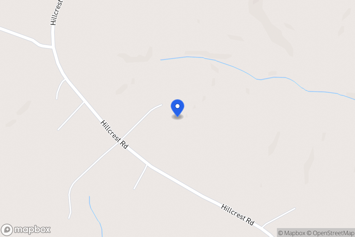Map of 1101 Hillcrest Rd