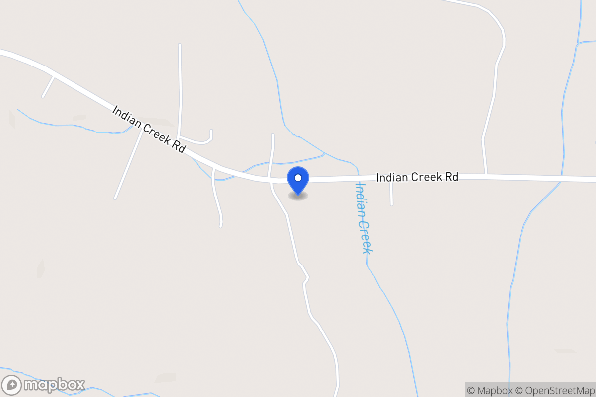 Map of 1048 Indian Creek Rd
