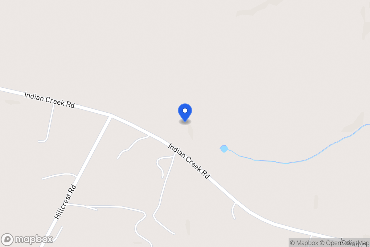 Map of 1609 Indian Creek Rd