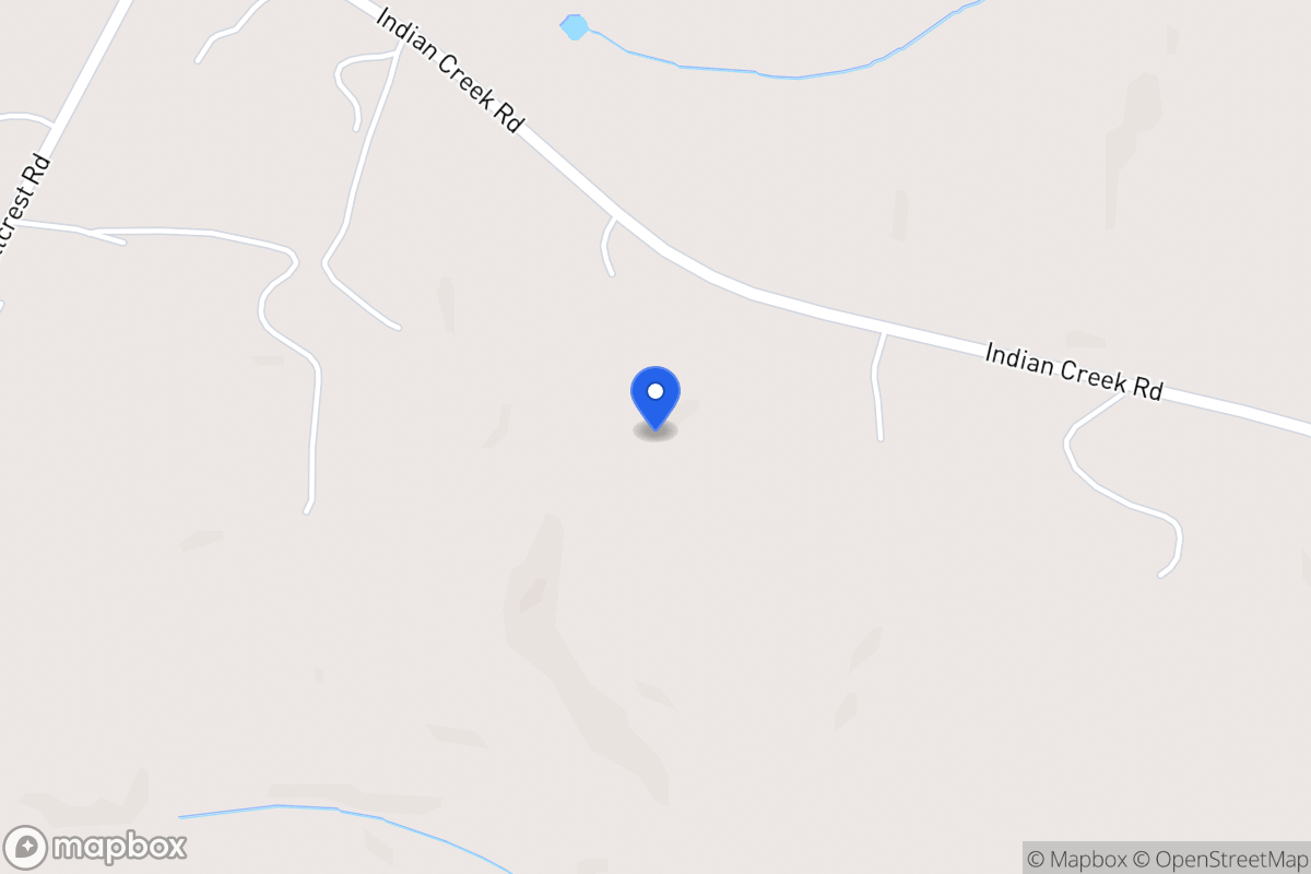 Map of 1500 Indian Creek Rd