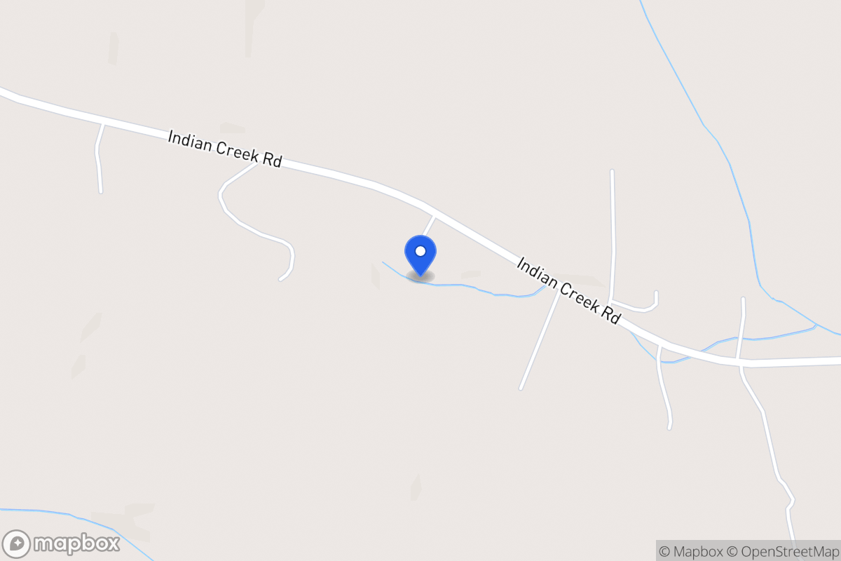 Map of 1236 Indian Creek Rd