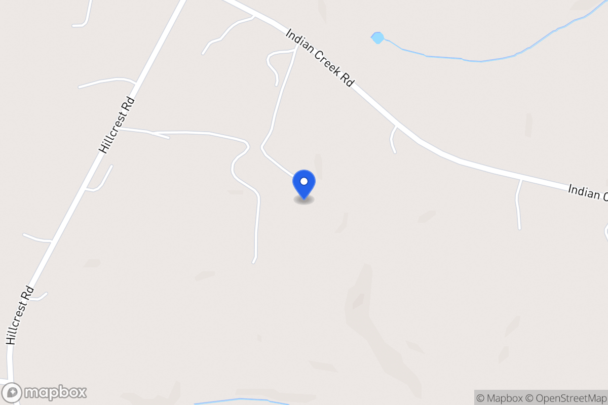 Map of 1568 Indian Creek Rd