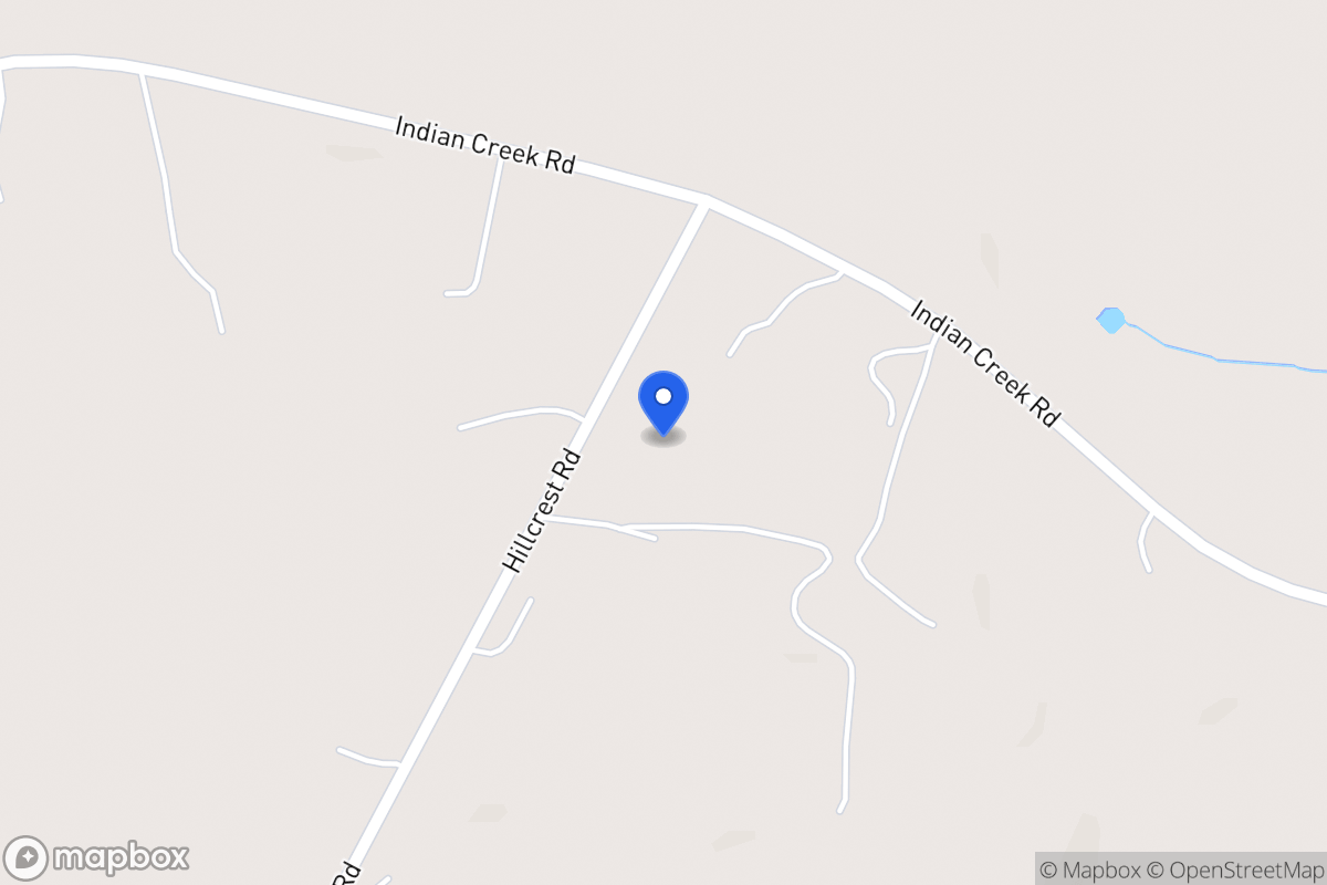 Map of 1595 Hillcrest Rd