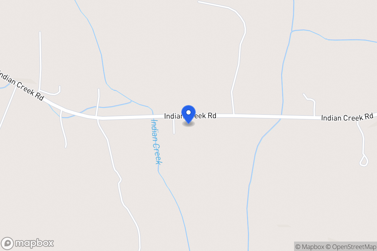 Map of 980 Indian Creek Rd