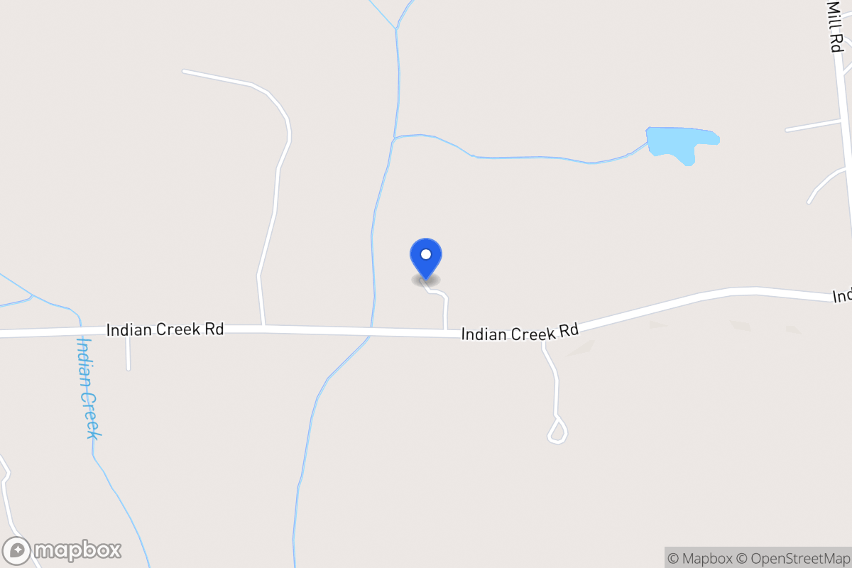 Map of 857 Indian Creek Rd