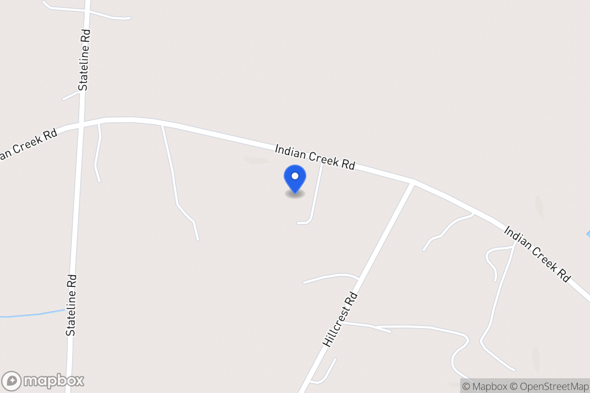 Map of 1682 Indian Creek Rd