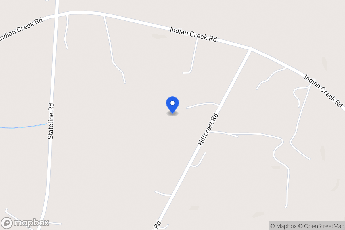 Map of 1520 Hillcrest Rd
