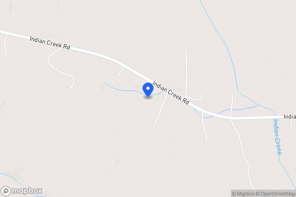 Map of 1220 Indian Creek Rd