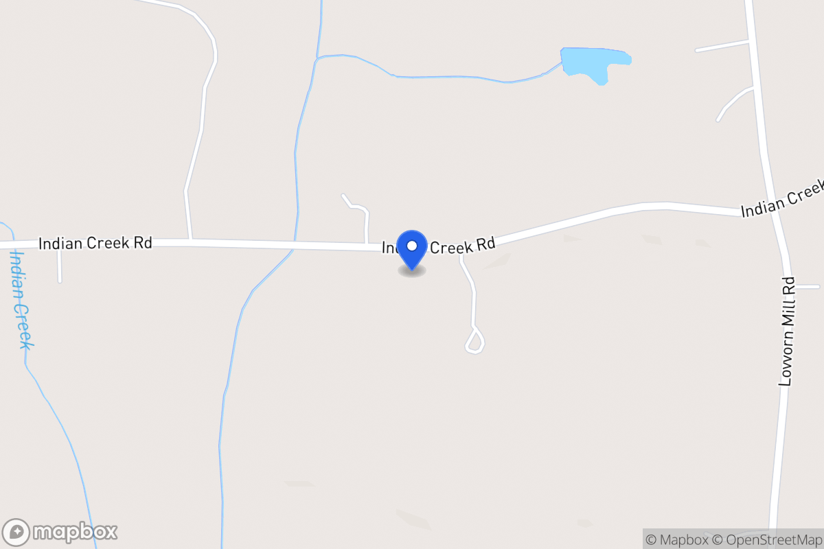 Map of 802 Indian Creek Rd