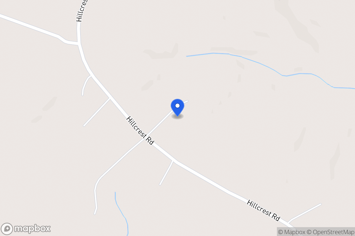 Map of 1201 Hillcrest Rd