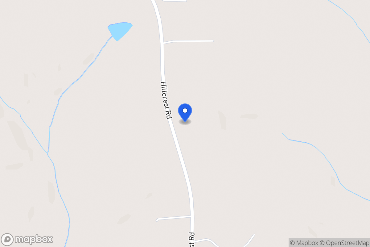Map of 879 Hillcrest Rd