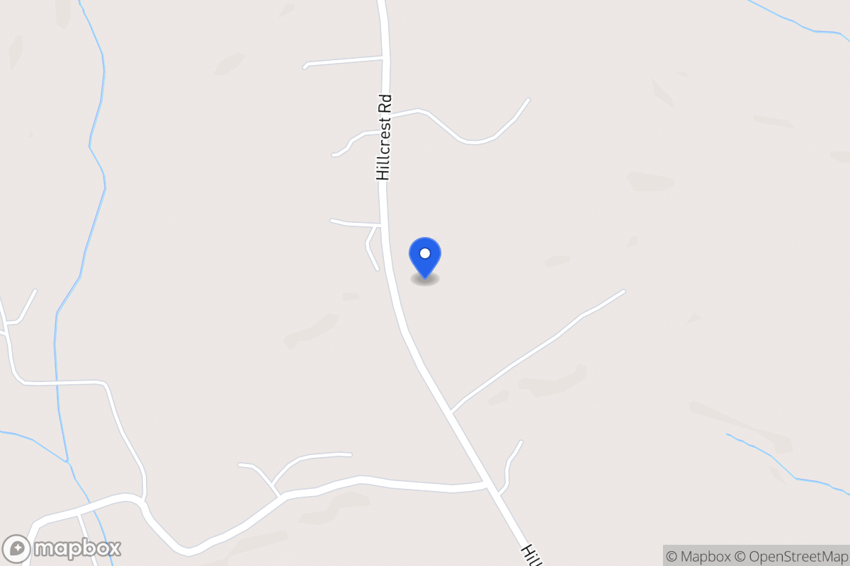Map of 645 Hillcrest Rd