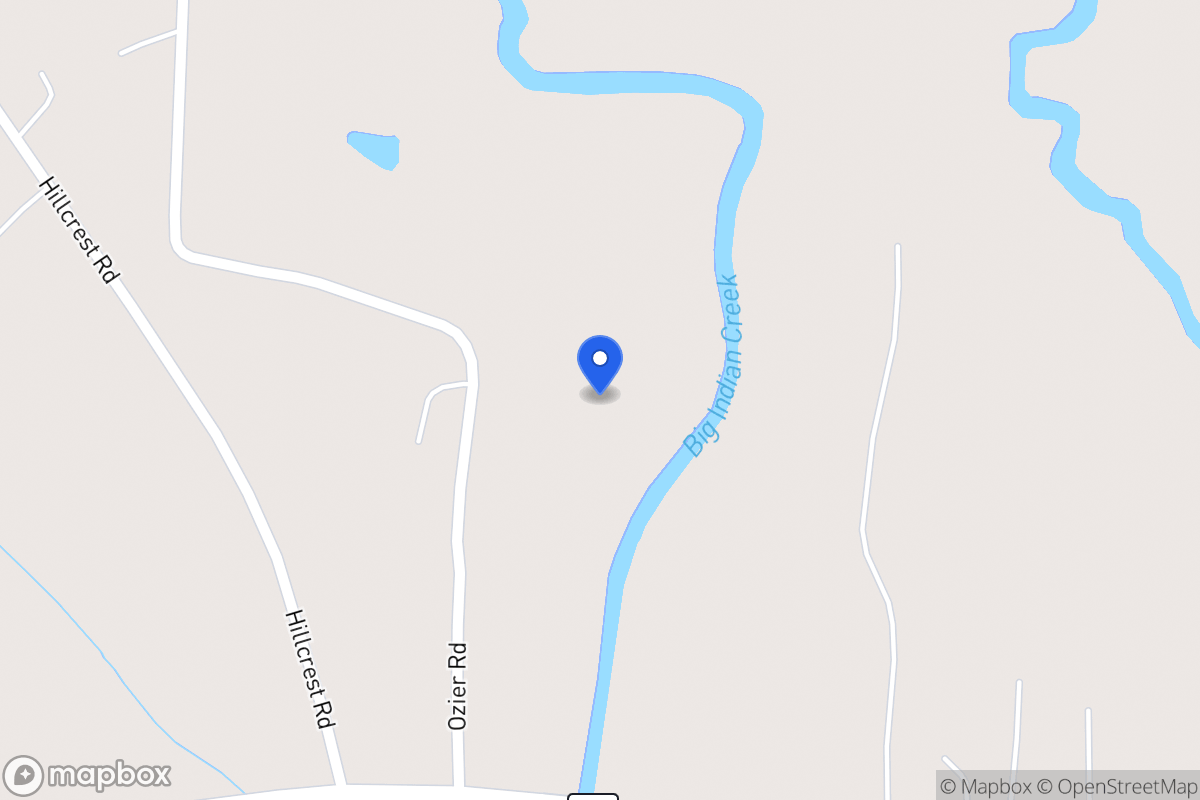 Map of Ozier Rd
