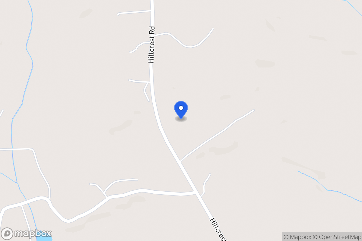 Map of 635 Hillcrest Rd