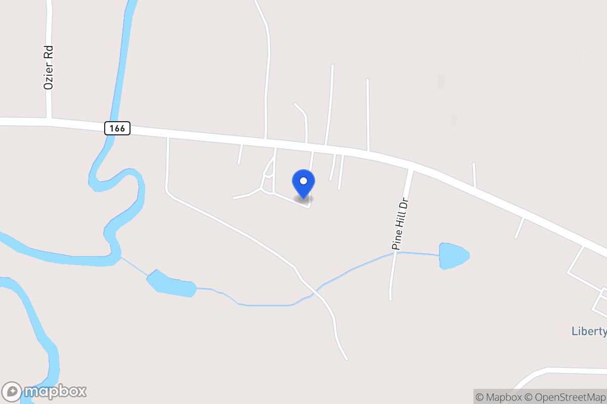 Map of 1388 W 166 Hwy