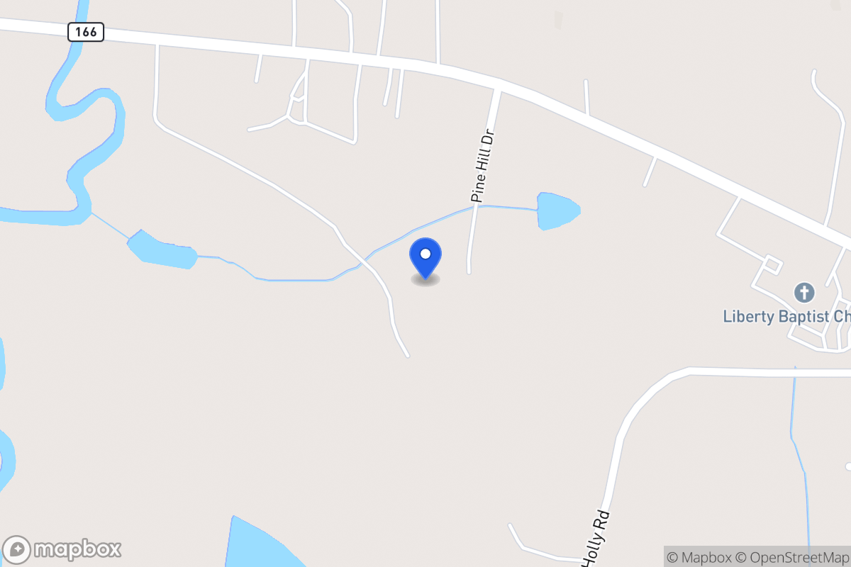Map of 1358 W 166 Hwy